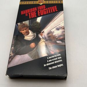 The FUGITIVE- VHS - Harrison Ford 90s Movie 1994